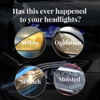 Car Headlight Repair Fluid, 2 x 50 ml Bottles