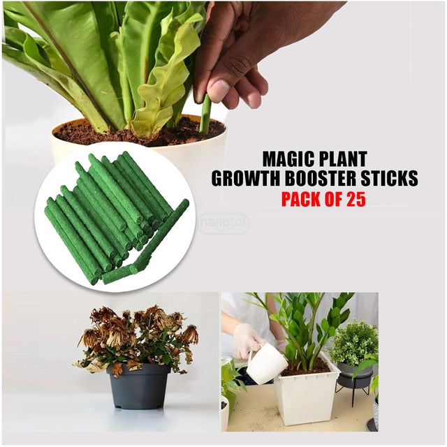 Plant Growth Fertilizer Sticks, 50 Sticks (2 x 25)