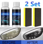 Car Headlight Repair Fluid, 2 x 50 ml Bottles