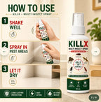 Killx Multi Insect Spray, 3 x 50 ml Bottles