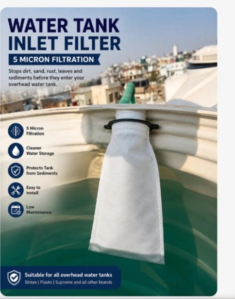 Water Tank Inlet Filter for Borewell Water, Pack of 2